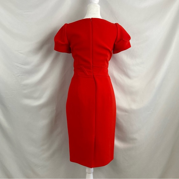 Karen Millen Red Corset Effect Dress - Picture 6 of 9